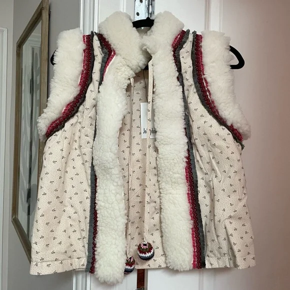 NWT JoSephine Utah Cream Cotton Vest - Sz XS/S (no flaws) - Picture 1 of 13